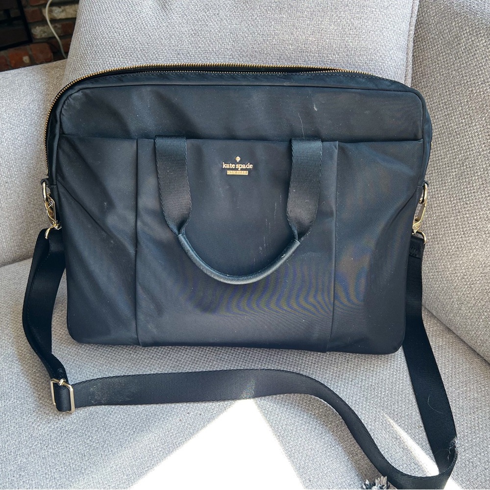 Kate Spade Black Laptop Messenger Bag